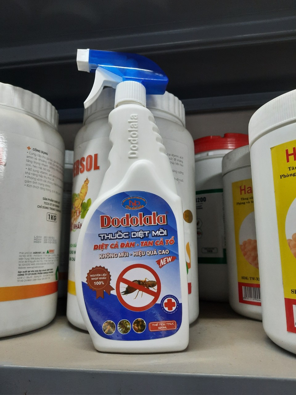 Diệt mối tận gốc dodolala ,Xịt Mối Sinh học chai lớn 520ml