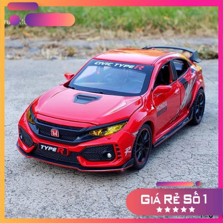 Mô hình xe honda civic type r 1:32 double horses