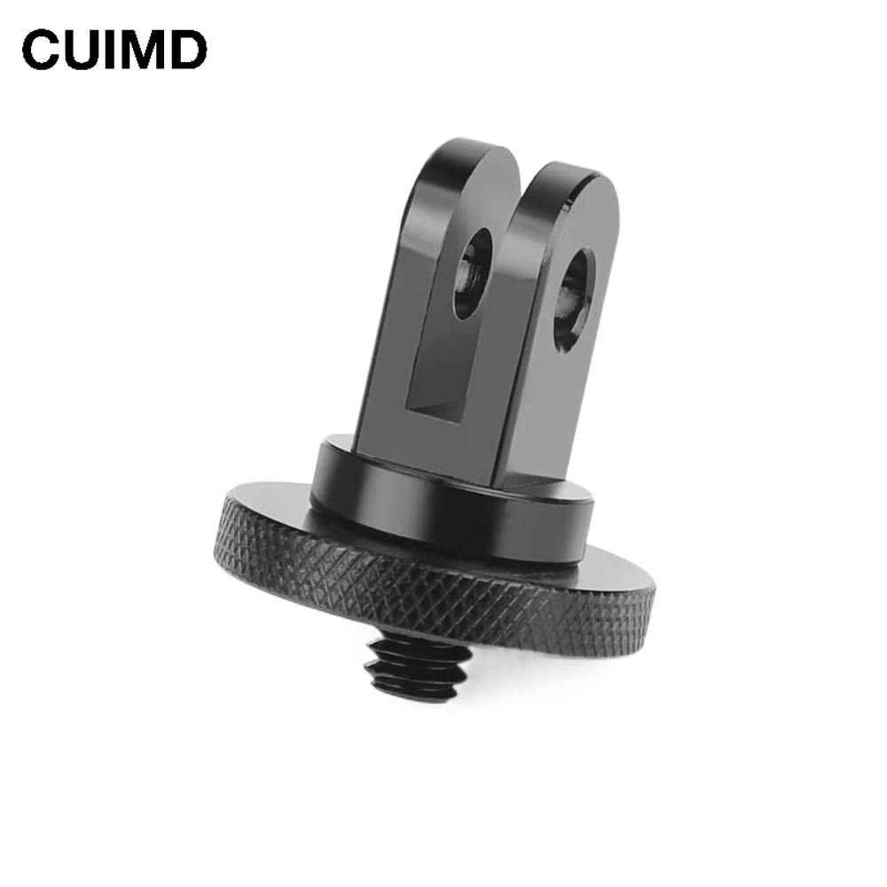 ┅ Metal 1/4 Mini Tripod Adapter Mount for GoPro Hero 9 8 7 5 6 4 Session SJCAM SJ4000 Xiaomi Yi 4K Eken H9 Action Camera Accessory