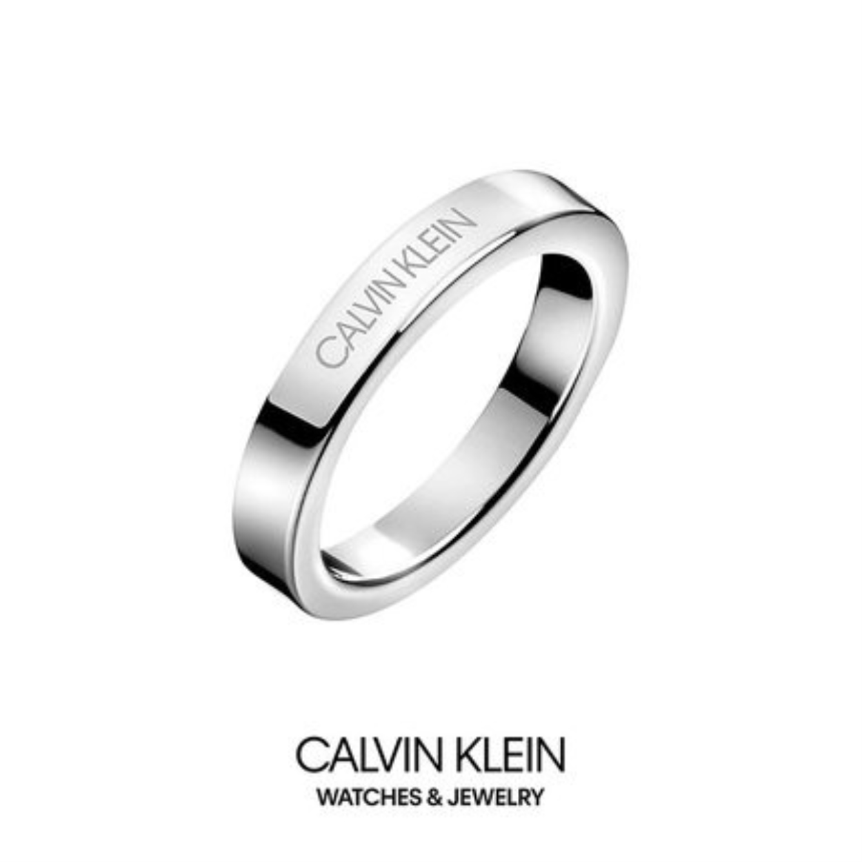 Nhẫn cặp đôi Calvin Klein Hook Rose Gold Ring - Nhẫn CK Authentic Fullbox thẻ tag bill check Code