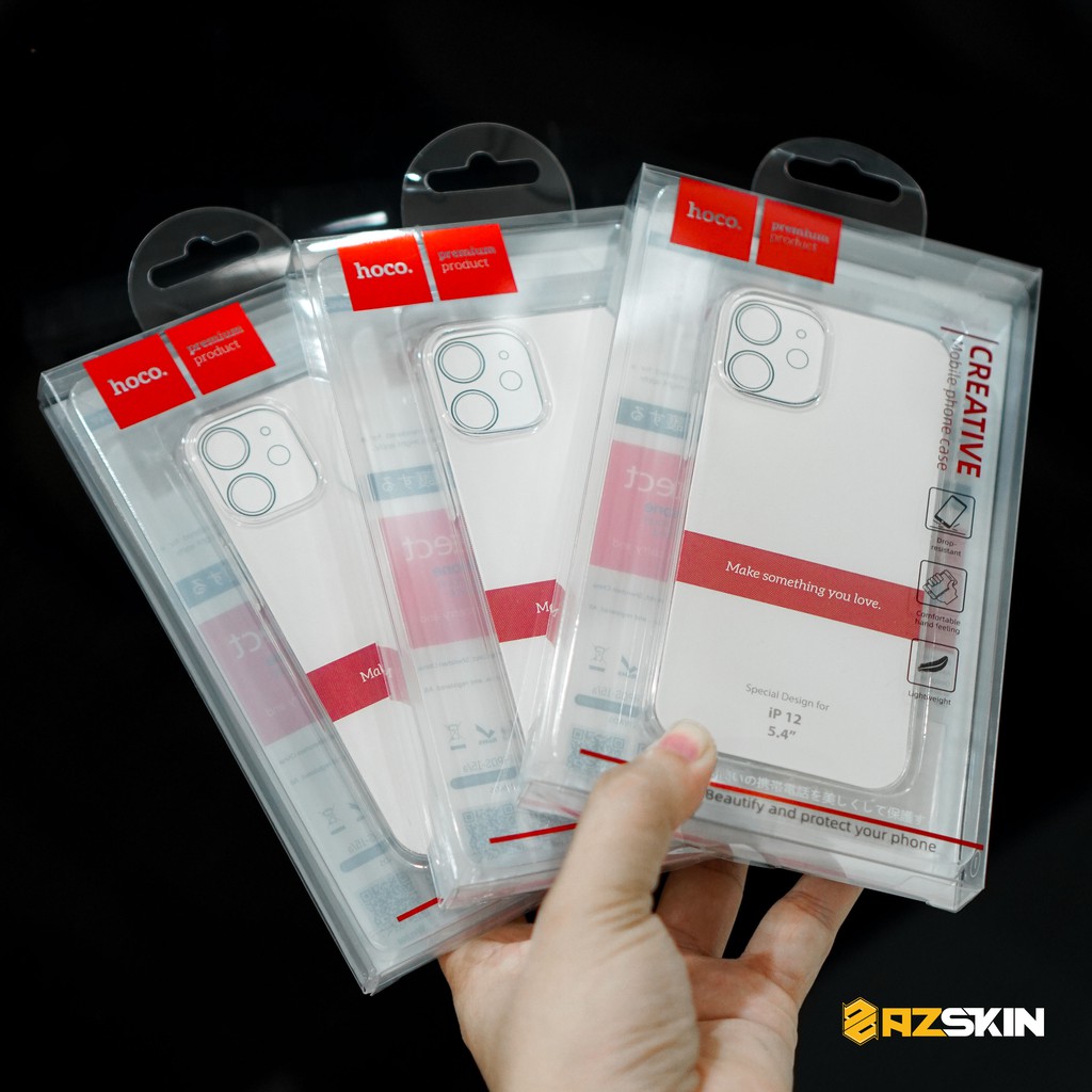 Ốp lưng trong suốt iphone 12 mini/iphone 12/ iphone 12 pro/iphone 12 pro max | hoco