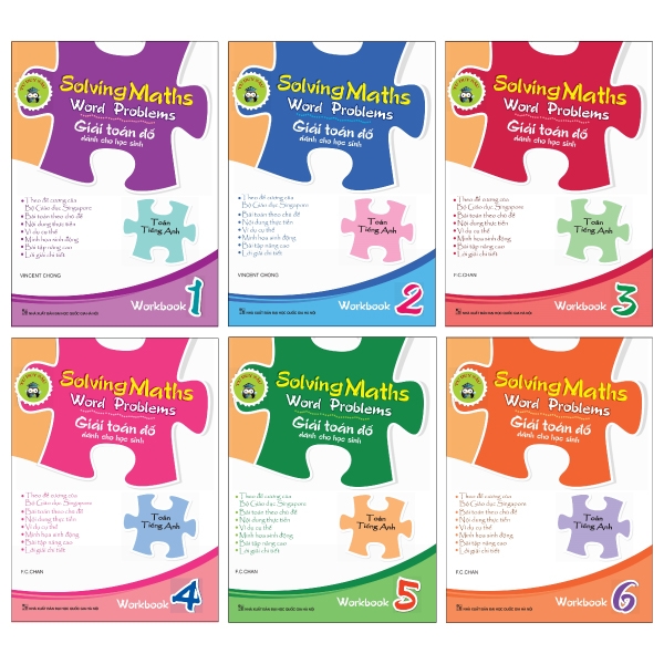 Fahasa - Combo Sách Hay Solving Maths Word Problems - Giải Toán Đố Dành Cho Học Sinh - Workbook