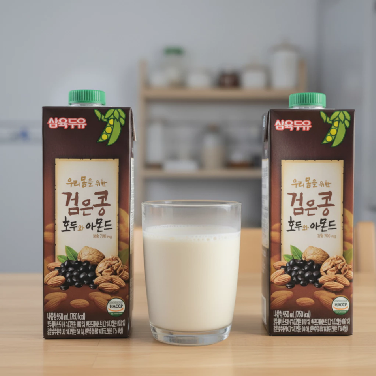 (COMBO 2 HỘP) Sữa Hạnh Nhân Óc Chó Đậu Đen SahmYook 950ml Hàn Quốc