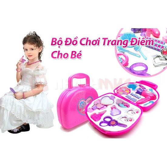 Vali Đồ Chơi Trang Điểm Cho Bé Kèm Kẹp Đuổi Muỗi