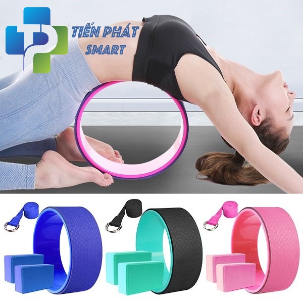 Combo Vòng Tập Yoga 2 Viên Gạch Gối Và 1 Dây Đai Yoga Kích Thước Chuẩn Hỗ Trợ Thực Hiện Các Tư Thế Yoga Dễ Dàng Hơn Hàng Cao Cấp Chính Hãng Tienphatsmart