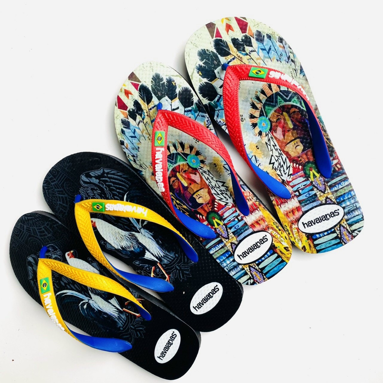 Dép havaianas nam xỏ ngón 3d thời trang mẫu mới 2022