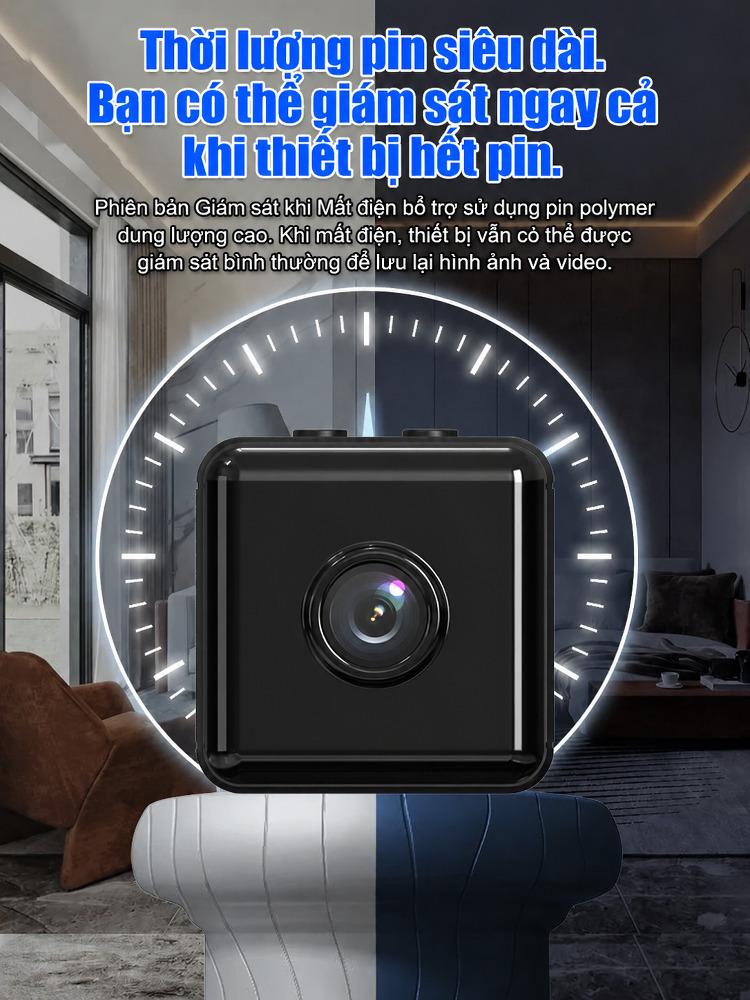 Góc rộng HD Video từ xa Camera không dây Thẻ xuất khẩu Camera giám sát tại nhà