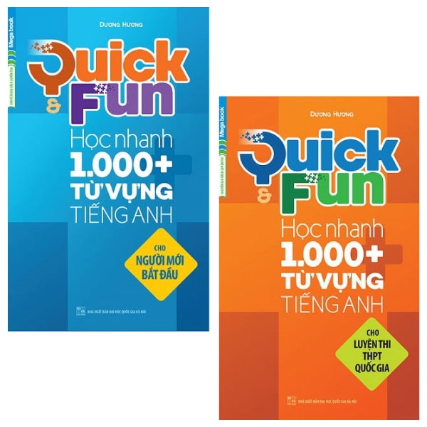 Fahasa - Combo Sách Hay Quick And Fun Học Nhanh 1000 + Từ Vựng Tiếng Anh (Bộ 2 Cuốn)