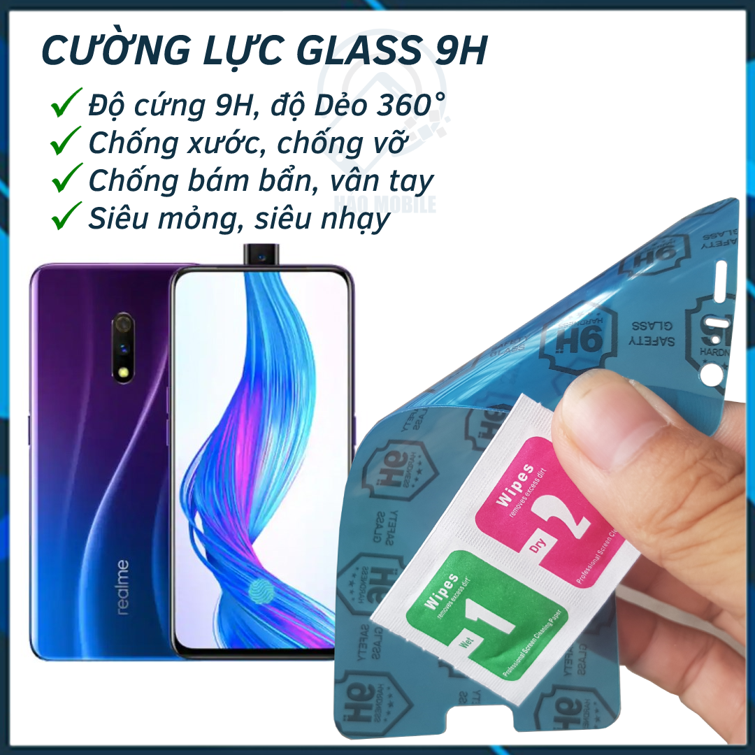 Dán cường lực dẻo nano Realme X