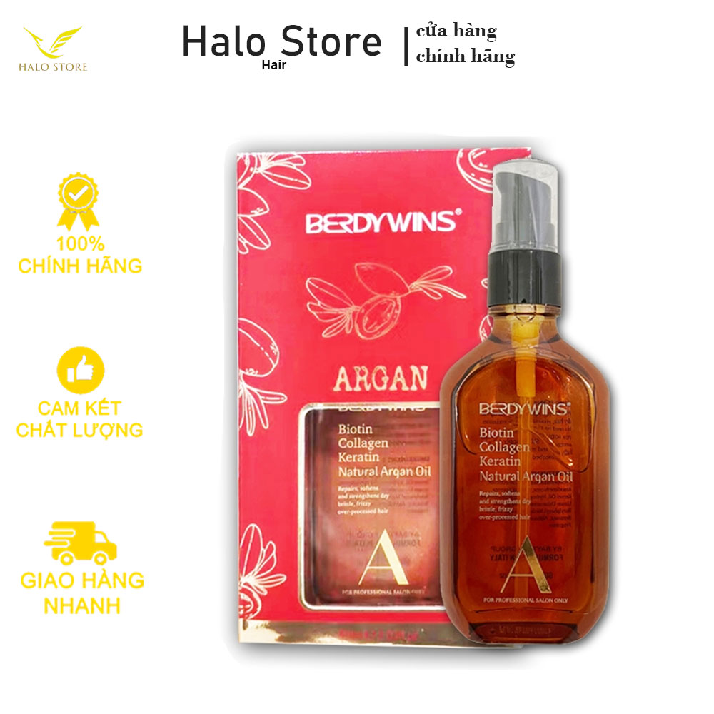 Tinh dầu phục hồi tóc BERDYWINS ARGAN OIL MASK – 60ml
