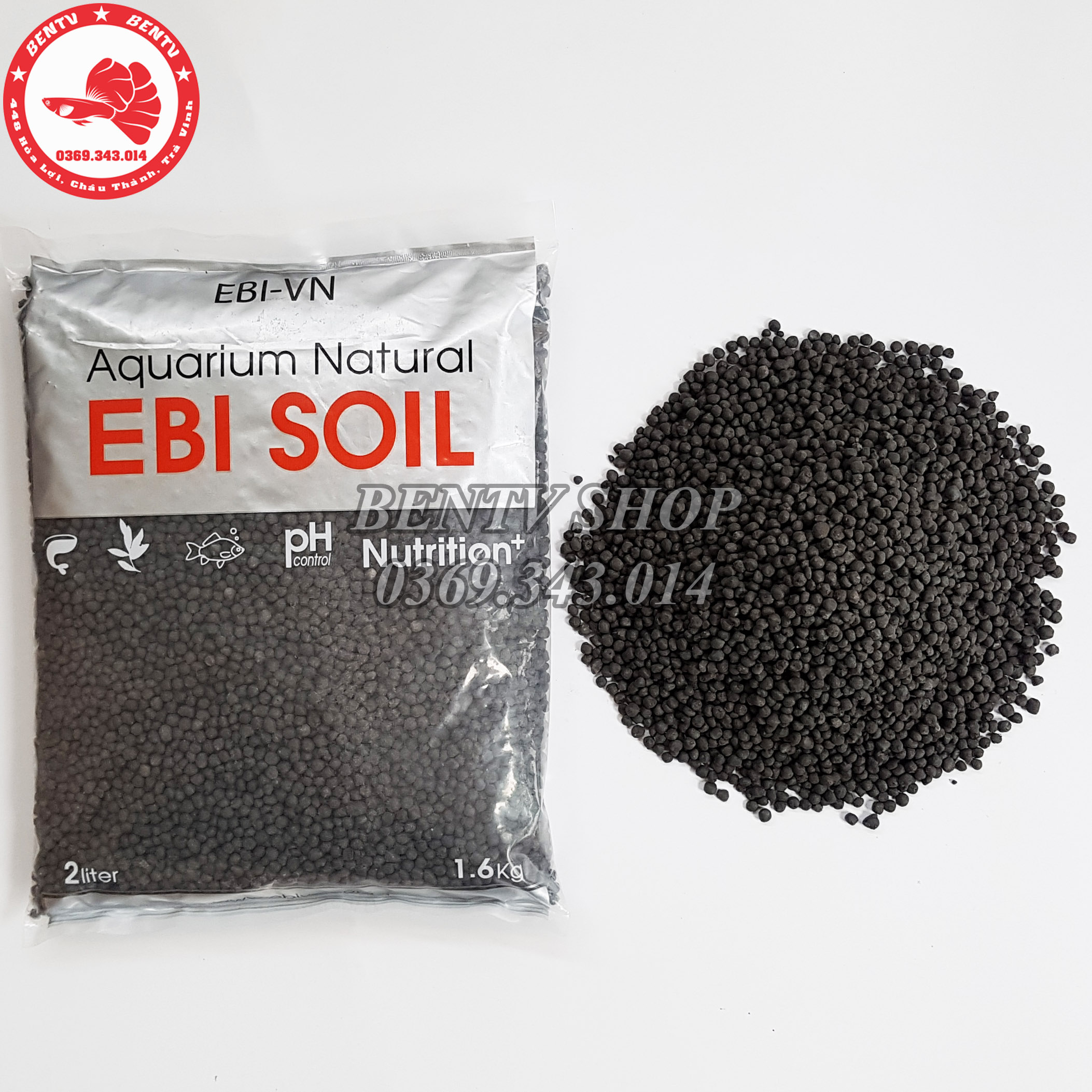 Phân nền ebi soil - nền thủy sinh 2 lít