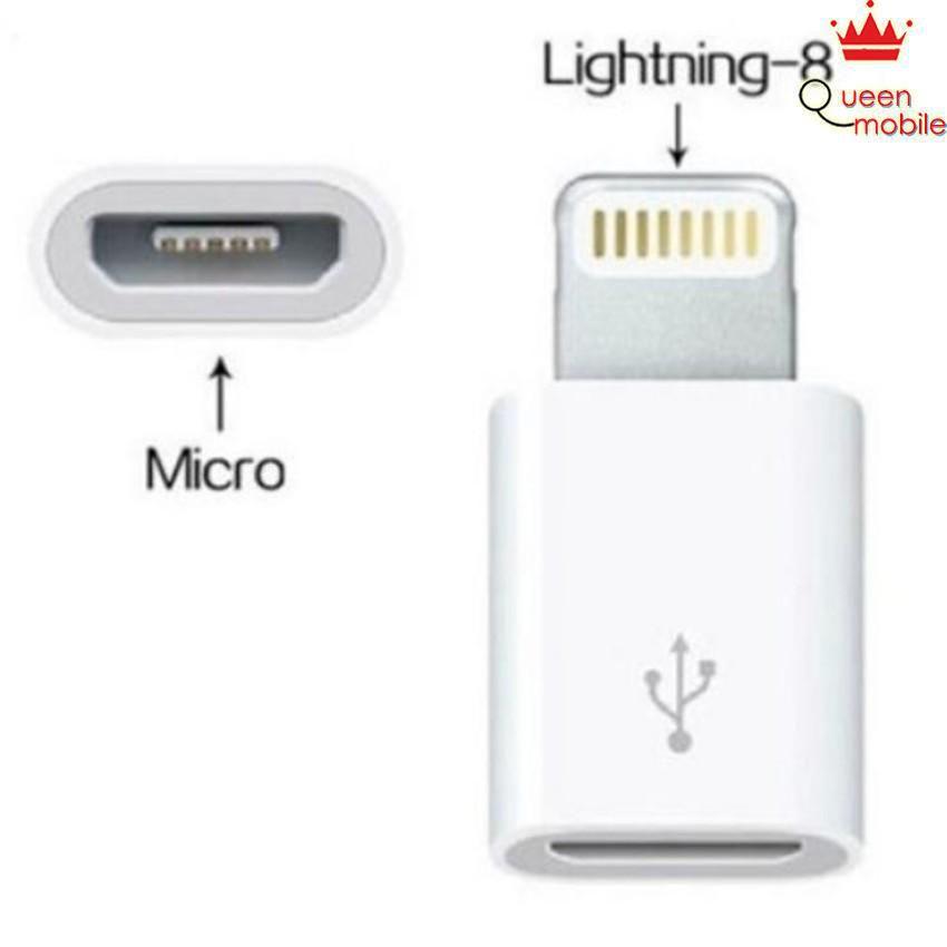 Đầu nối đầu chuyển cáp sạc từ cổng Samsung ra iPhone