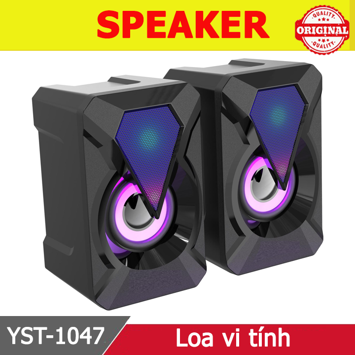 Loa vi tính Speaker YST-1047 led RGB, sản phẩm tốt với chất lượng và độ bền cao, và được cam kết sản phẩm y như hình