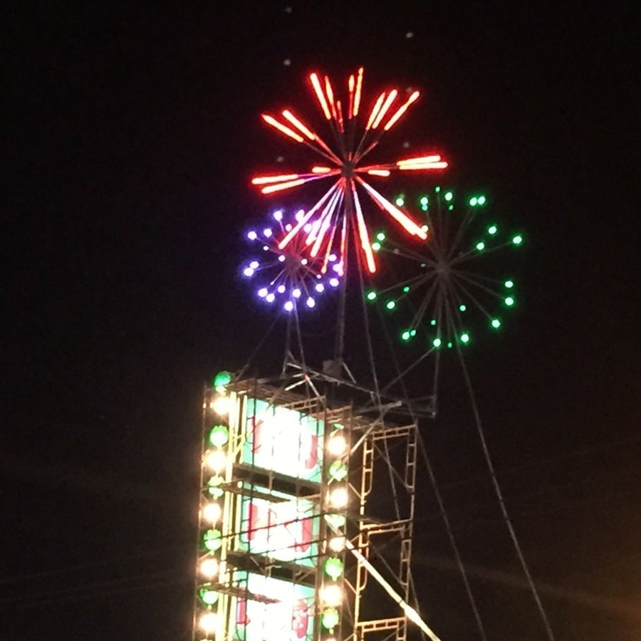 Led Pháo hoa có âm thanh 25 tia loại 1903 Siêu Sáng và bền, chống thấm nước