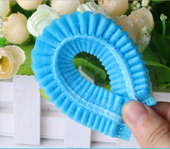 [HCM]Mũ Trùm Đầu Y Tế Spa Phun Xăm (Gói 100 chiếc) màu xanh