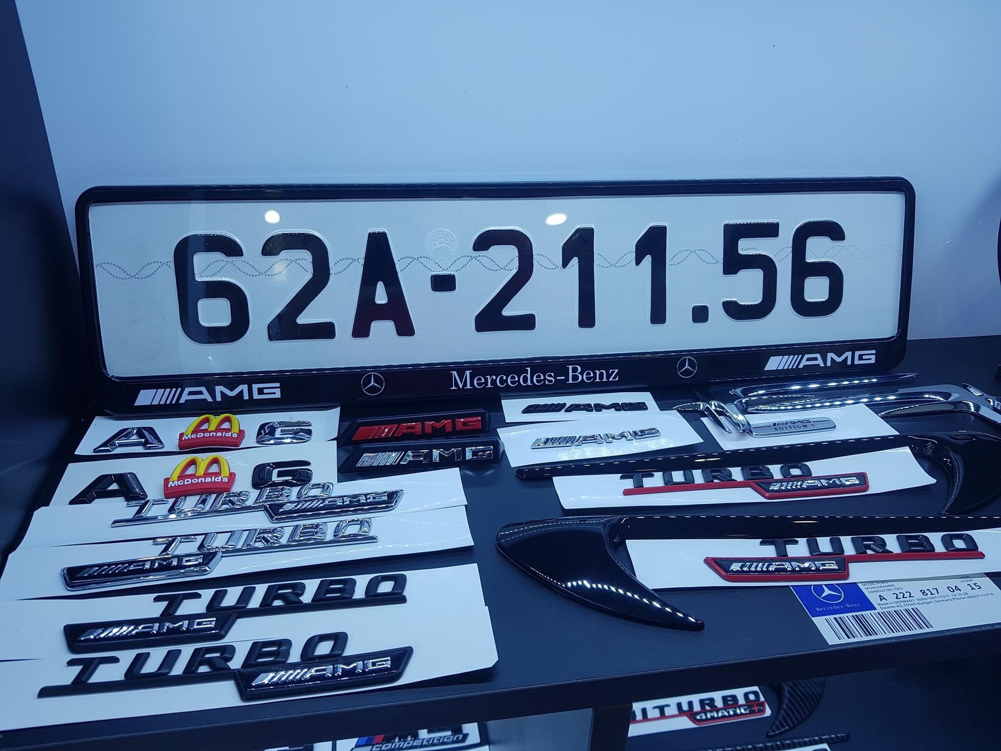 Khung biển châu âu cho biển số ô tô kích thước dài mới ( 52 x 11cm ) - không dùng logo cờ ở góc trái - 1 cái - nhắn tin chọn mẫu