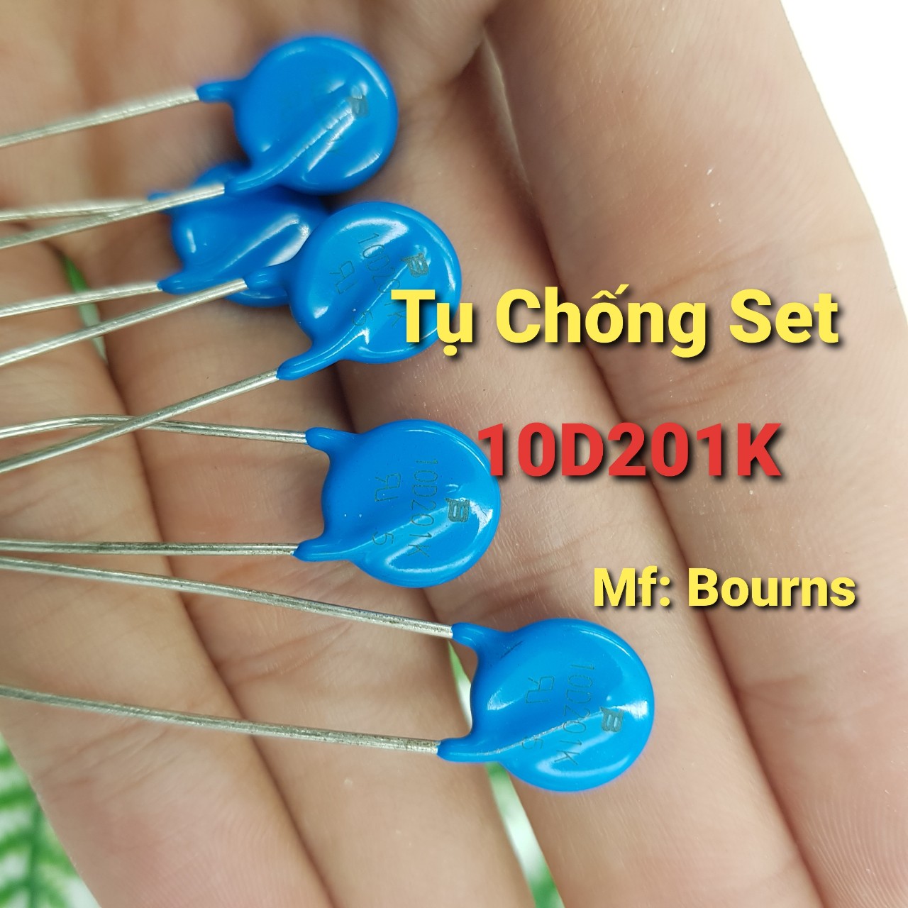 10d201k combo tụ chống sét tụ bảo vệ quá áp varistor 10d201k 200v - shoplinhkienm2m
