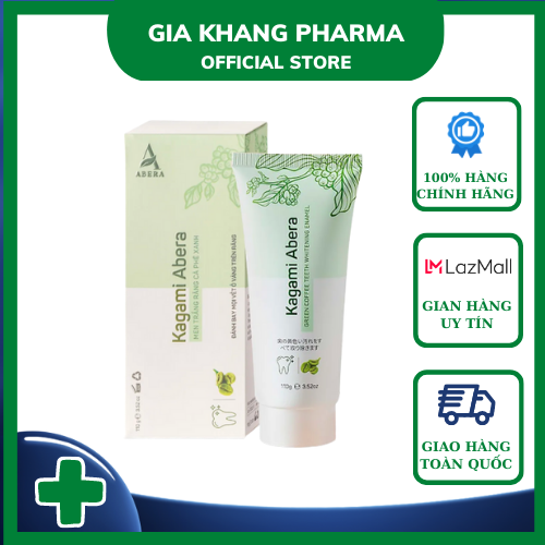 Men Trắng Răng Kagami Abera - Xử Lý Ngay Mọi Vết Ố Vàng Mảng Bám Cao Răng 110g