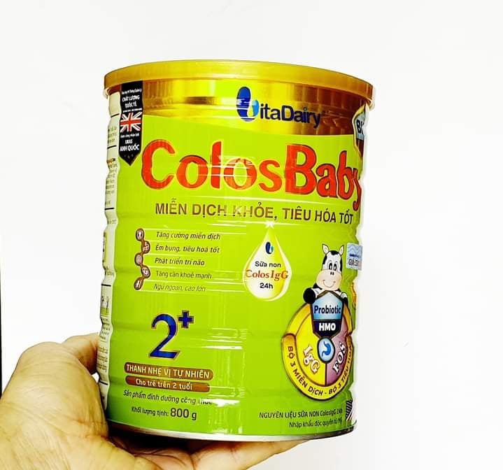 Sữa bột Colosbaby BIO Gold 2+ 800gr (Date mới)