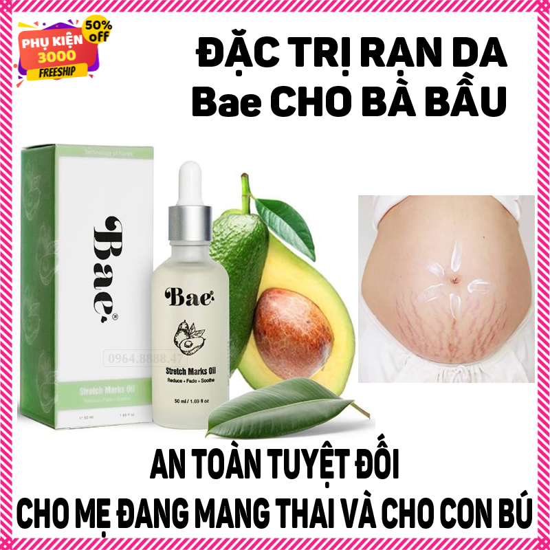 Tinh dầu xóa rạn da sau sinh bae 50ml