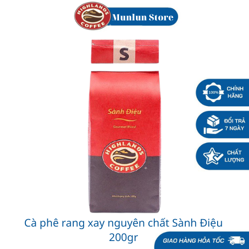Cà phê Rang xay Highlands Coffee Sành Điệu - 200GR- Hàng mới sản xuất