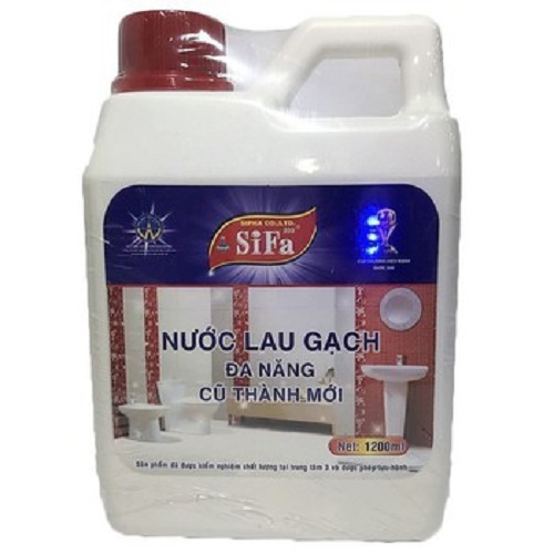 [ĐÁNH BAY BẨN] Nước lau gạch đa năng cao cấp Sifa 1200ml - Nước tẩy gạch - Nước tẩy xi măng