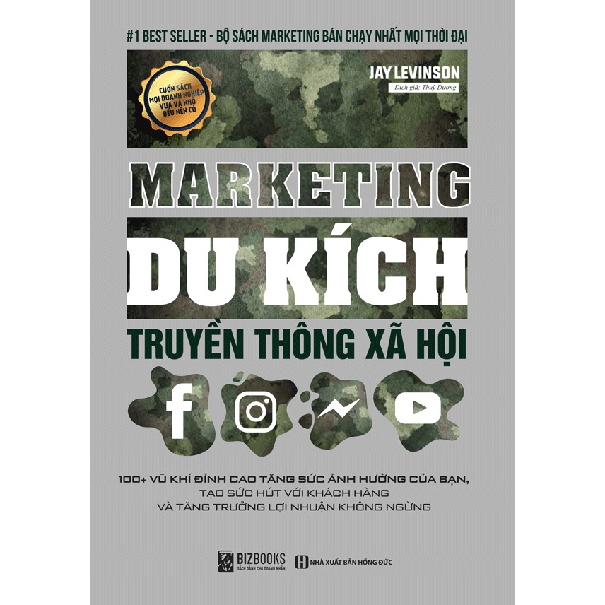 Sách - Marketing Du Kích Truyền Thông Xã Hội 100+ VŨ KHÍ ĐỈNH CAO