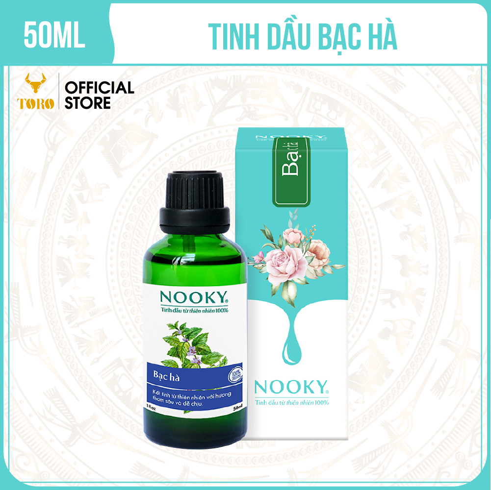 [50ml] Tinh Dầu Bạc Hà Nooky 100% thiên nhiên - [TORO FARM]