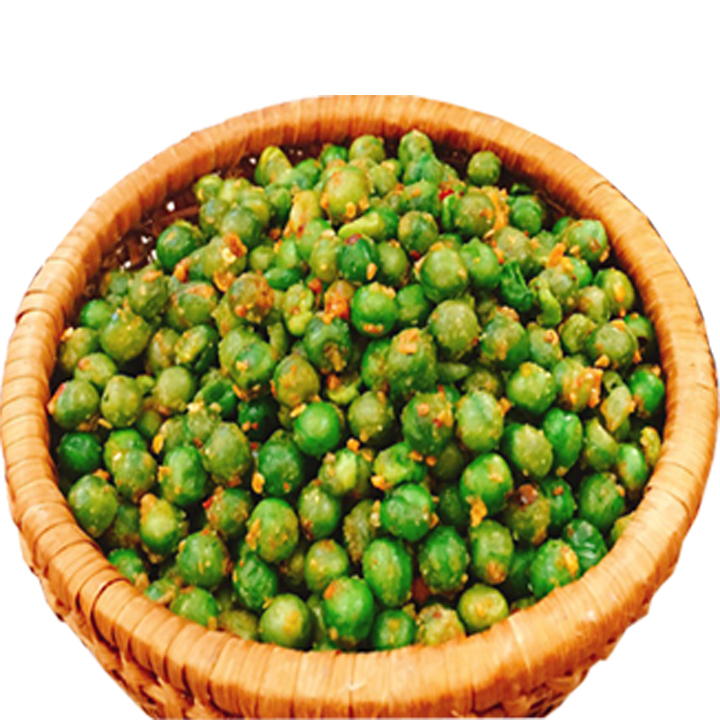 ĐẬU HÀ LAN SẤY GIÒN TỎI ỚT HIỆU SK FOOD - BỊCH 500G