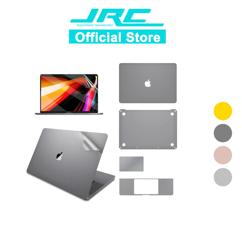 Bộ Dán 3M 5 in 1 Bảo Vệ Macbook miếng dán chống xướng JRC Full Màu bảo về Macbook cao cấp, phụ kiện, phụ kiện máy tính, bảo vệ máy tính, decal dán, decal chống xước
