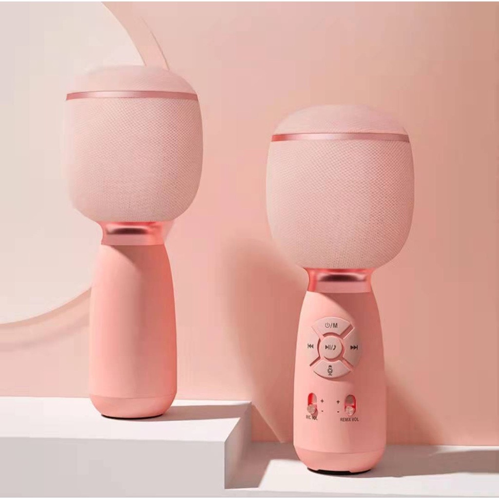 Mic Hát karaoke kết nối Bluetooth không dây WSTER WS-1885, micro không dây, micro karaoke bluetooth, micro live stream, micro không dây bluetooth