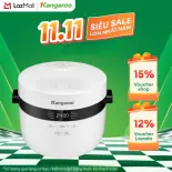 [BH 1 Năm] Nồi cơm điện 1.8 lít điện tử Kangaroo KG18DR9- Hàng chính hãng