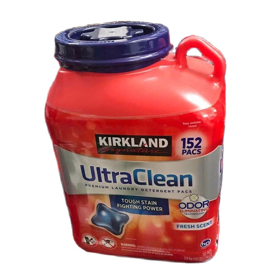 Viên Giặt Quần Áo Kháng Khuẩn Kirkland Signature Ultra Clean 152 Viên
