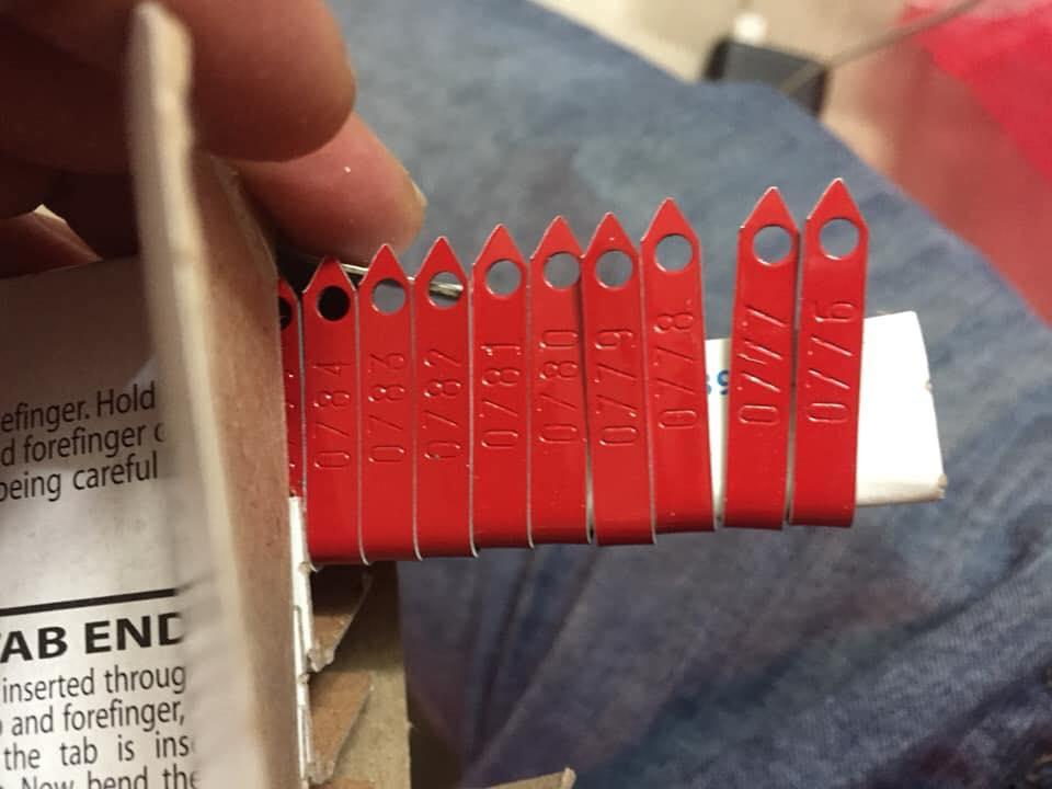 [HCM]100 Miếng Chì Cánh Đánh Dấu Bổn Bang Cho Gà