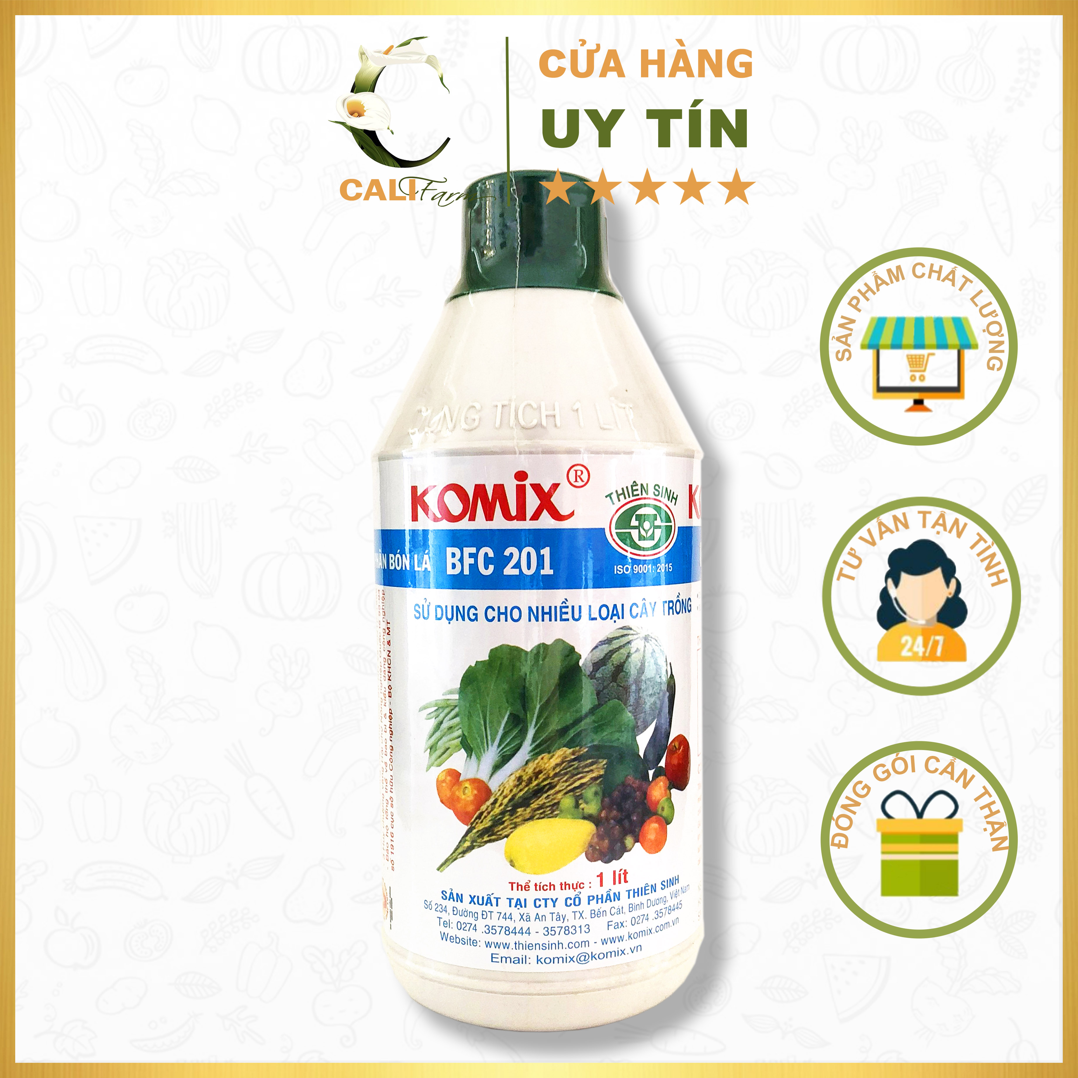 Phân hữu cơ Komix 1 Lít