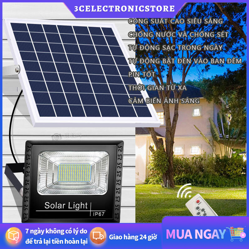 3C400W Đèn năng lượng mặt trời đèn led năng lượng mặt trời chống lóa2200MAH103 hạt đèn sángĐèn Năng Lượng Mặt Trời tự Sáng Chống Nước