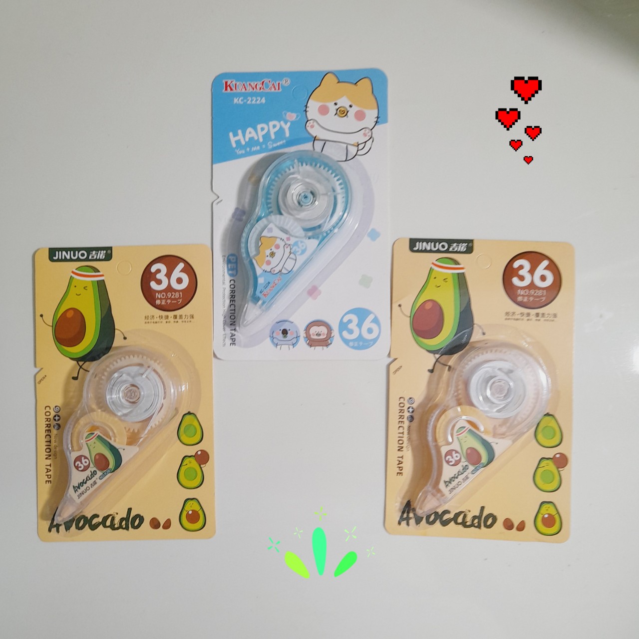 Xoá kéo jiuno hình dễ thương