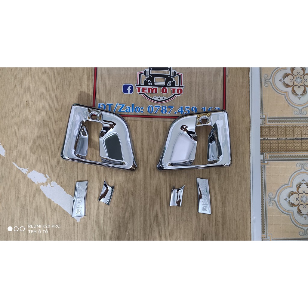 Ốp tay nắm cửa chenglong h7, h5, m5, m7, 507 balong mạ crom