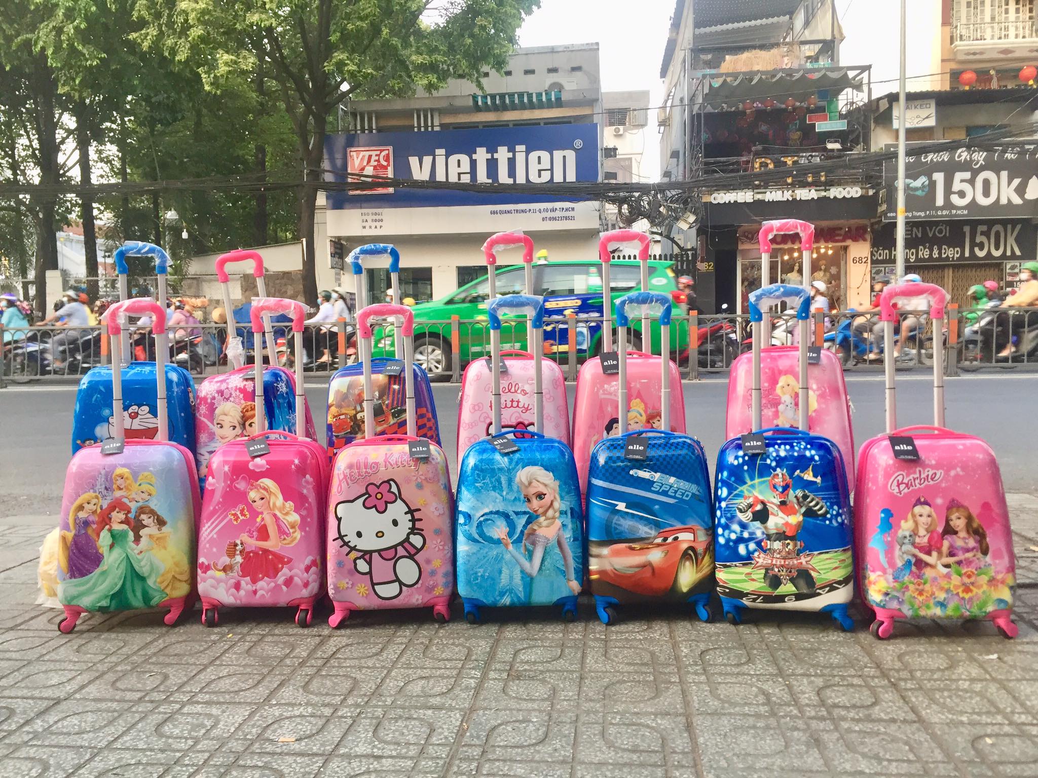 Vali du lịch cho bé gái , bé trai
