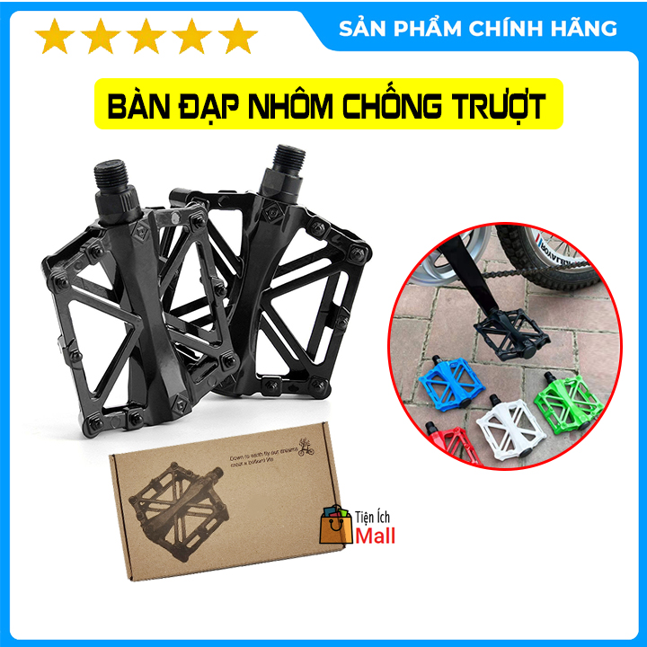 Bàn đạp xe đạp, pê đan thể thao địa hình hợp kim nhôm siêu bền chống trượt