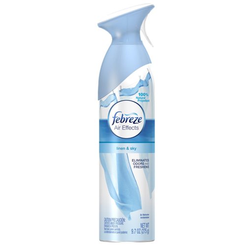 Chai xịt thơm phòng, giảm mùi hôi Febreze Air Linen & Sky chai 250g của Mỹ