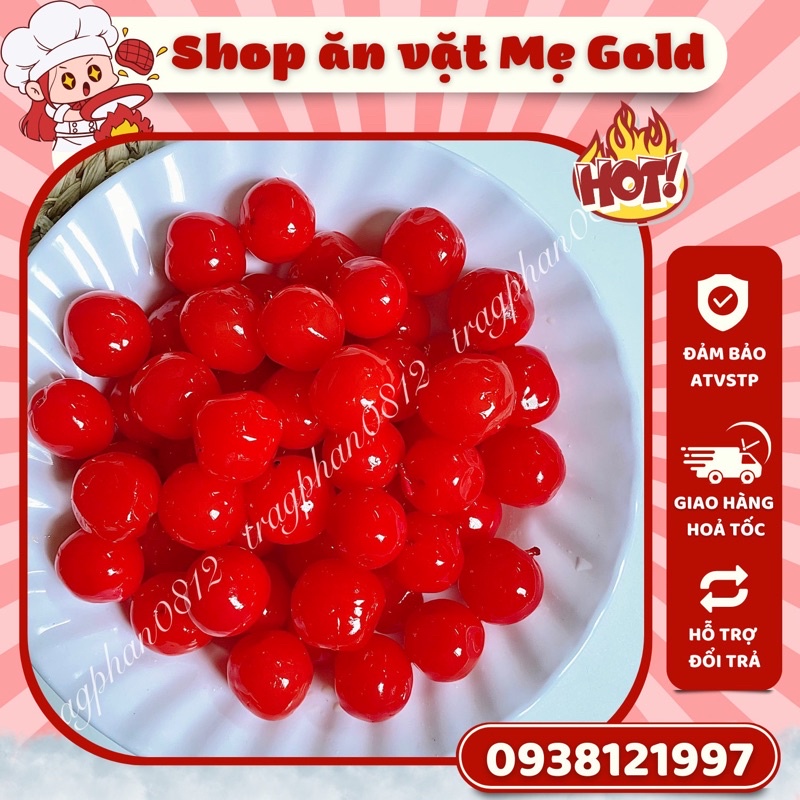 Ô mai/mứt cherry, anh đào sấy giòn