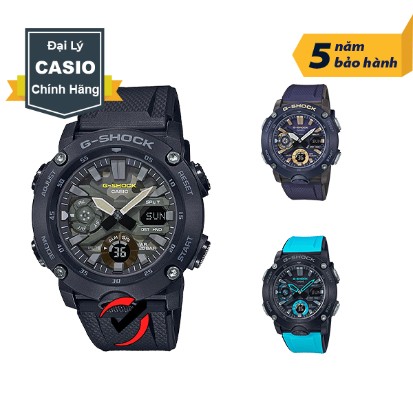 Đồng Hồ Nam CASIO G-Shock Chính Hãng Anh Khuê GA-2000 Chống Nước