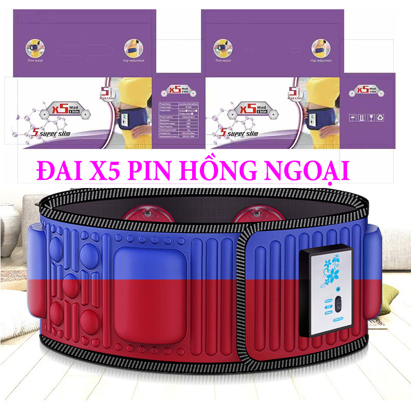 [HCM][ Sạc Pin ] Đai Masage Giảm Mỡ Bụng X5 Loại Dùng Pin Đai massage bụng X5 Đai Masage Giảm Mỡ Bụng Mát Sa Bụng Đai Masage Giảm Mỡ Toàn Thân Mua Ngay Đai Masage X5 Cao Cấp