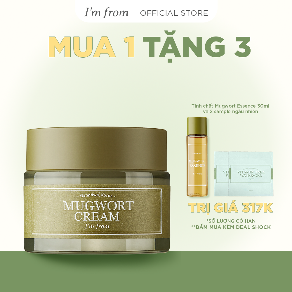 Kem Dưỡng Ngải Cứu I'm From Mugwort Cream 50g