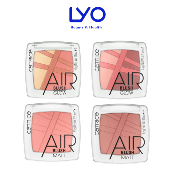 Phấn má hồng catrice air blush matt & air blush glow 5.5g