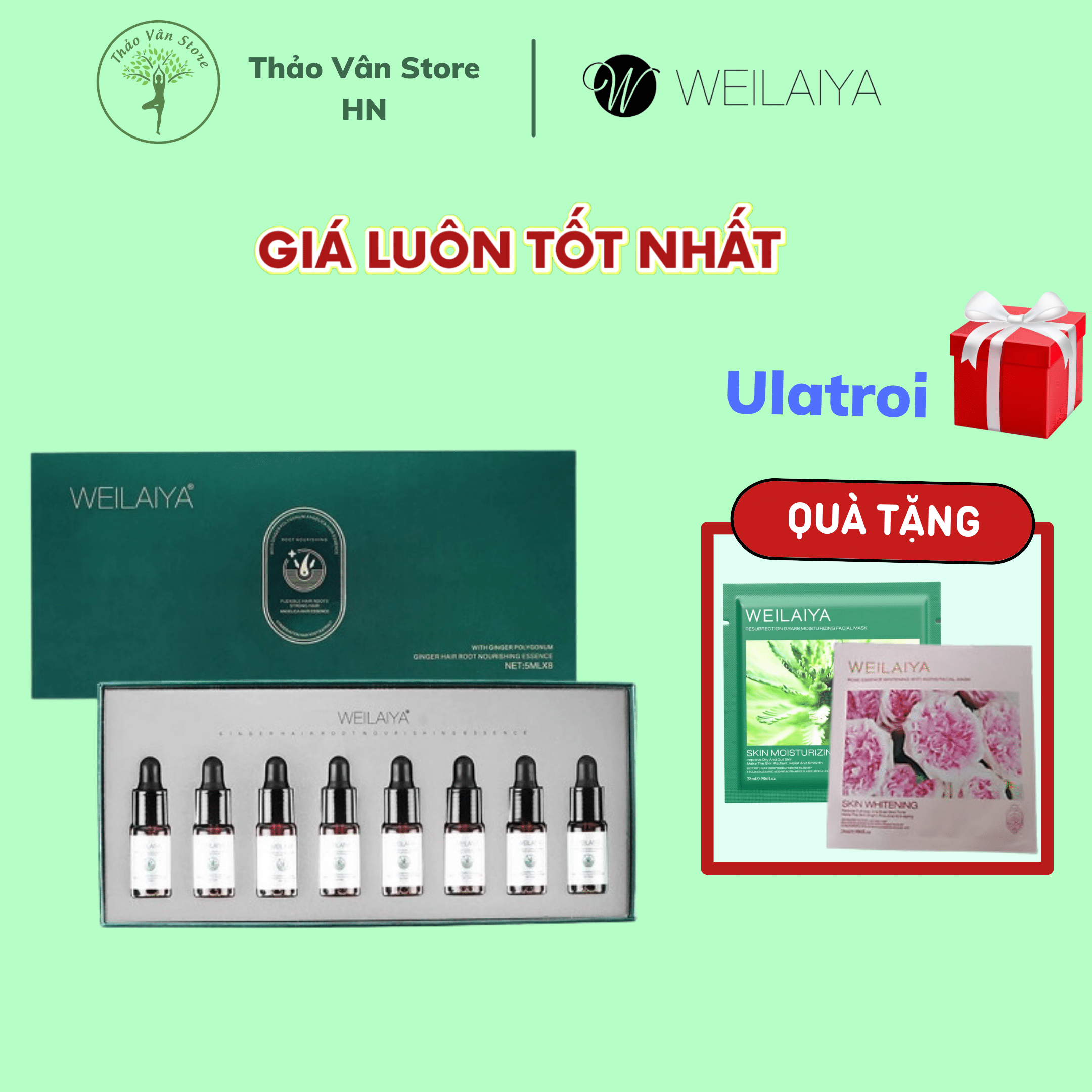 Huyết thanh Serum Mọc Tóc Weilaiya Chính Hãng Cam Kết Hiệu Quả Kích Thích Mọc Tóc Nhanh Sau 12 Tuần sử dụng