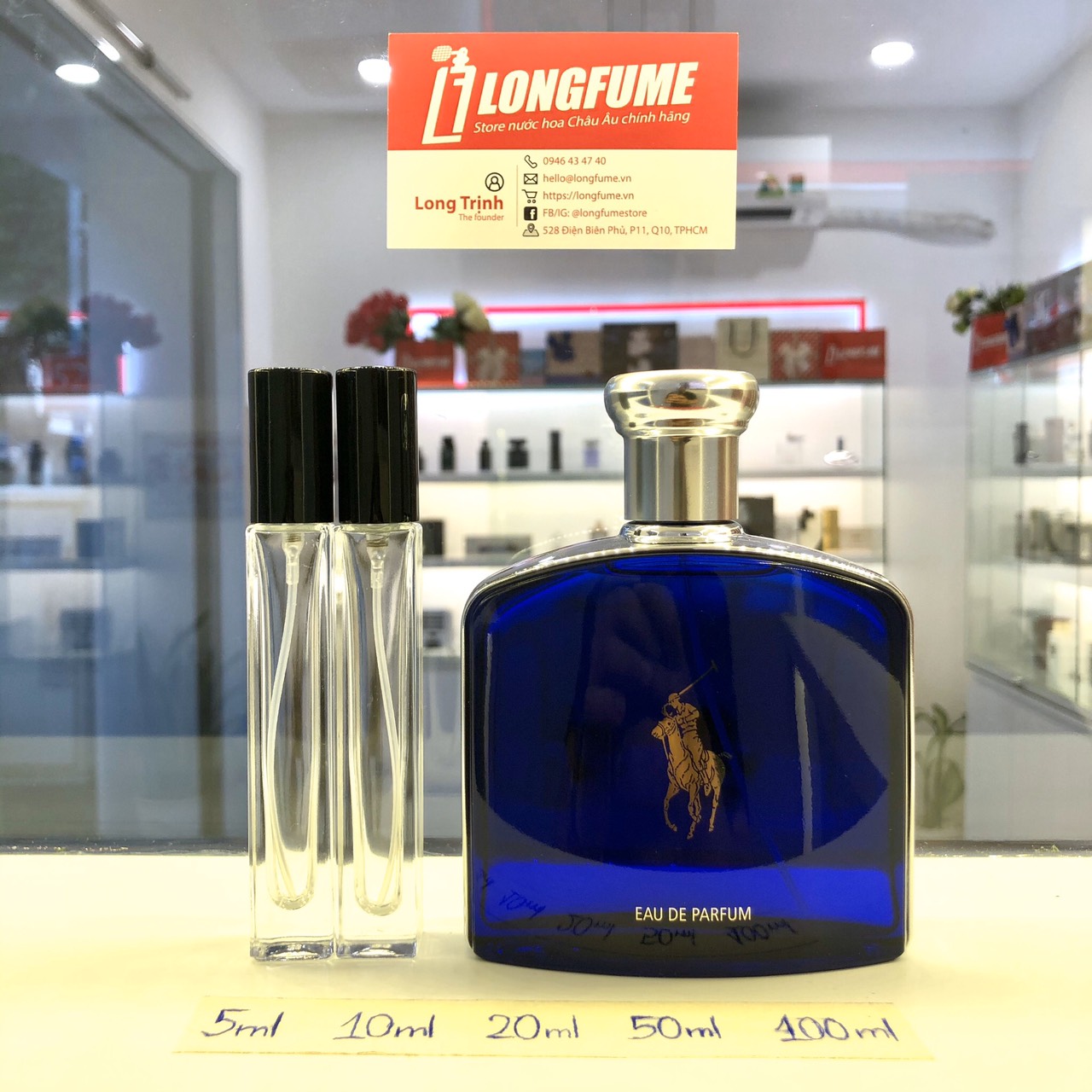 [Có Video] Mẫu thử nước hoa nam Polo Blue Màu Xanh Dương EDP - Longfume Chiết nước hoa 5ml 10ml 20ml