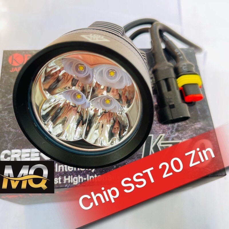 Tặng phụ kiện khi mua đèn trợ sáng l4x chip sst20 cao cấp 40w kính ánh tím , bảo hành 1 năm