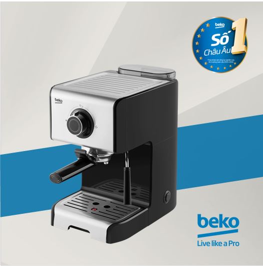 [Trả góp 0%]Máy pha cafe Beko Espresso CEP5152B - Công suất lớn 1100W - Áp lực cao làm nên tách cafe chuẩn vị - Hàng chính hãng bảo hành 12 tháng